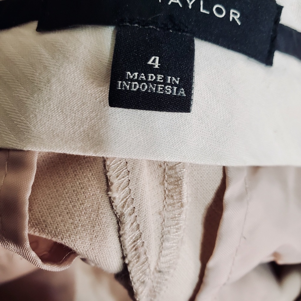 Ann Taylor Cream Pants - Picture 3 of 3